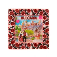 Магнитна фигурка, Български забележителности, Керамична, 7х7 см